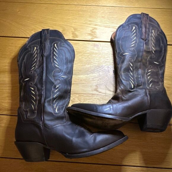 Dan Post leather cowboy boots 8.5 - Picture 3 of 6